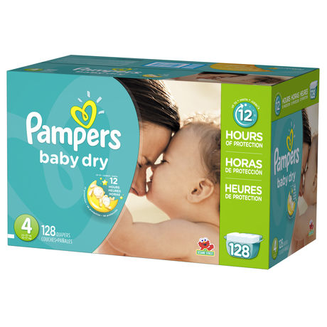 Couches pour bébé Pampers Baby Dry format Géant - Couches et Lingettes,  Couches Pampers - Sani-Montréal